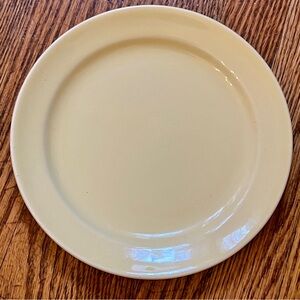 Lu-Ray Pastels Yellow Plate 6.25” MCM USA Appetizer Plate